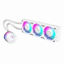 Enfriamiento Liquido Gigabyte Aorus Waterforce X Ii 360 Ice, Intel 1200/1700, Amd Am5/am4, 3x 120mm, Blanco